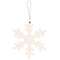 Snowflake Ornament - 6" ;