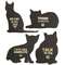 Cat Magnets - Set of 4;