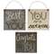 Best To You Wood Ornament, 3 asst
