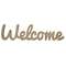 "Welcome" Wooden Shelf Sitter;