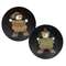 Lodge and Cabin Snowman Plates - 2 Asst