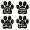 Cat Paw Magnets, 4/Set