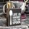 Life is Short Lick the Spoon Box Sign;