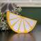 Chunky Wooden Lemon Slice Sitter 37702;