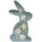 Wooden Floral Bunny Tray