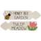 Honey Bee Garden Tulip Meadow Arrow Sitter, 2 Asstd. #37757