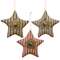 Ticking Button Star Ornaments