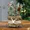 Furry Jar w/Reindeer Charm, Large QX19489;