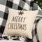 Merry Christmas Snowflake Natural Pillow 15548;