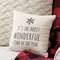 It's The Most Wonderful Time Natural Pillow 15552;