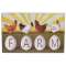 Retro Chickens on "Farm" Eggs Box Sign #37597