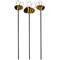 3 Set, Wooden Bumblebee Plant Pokes