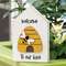 Welcome to Our Hive Wooden Block Sitter 37621;