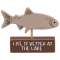 Fish on "Life is Better at the Lake" Wooden Sitter #37627