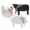 3 Set, Rustic Wood Farm Animal Sitters