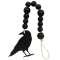 Wooden Beaded Crow Ornament #37681