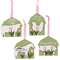 Spring Barn Animal & Tulip Layered Ornament, 4 Asstd. #37720