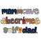 Man Cave Wooden Word Sitter, 3 Asstd.