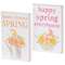 Happy Spring Floral Gnome Block, 2 Asstd.