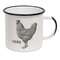 Hers Chicken Enamel Mug