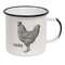 Hers Chicken Enamel Mug #60466