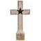 Wooden Cross with Barn Star