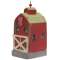 Antiqued Red Barn Wooden Sitter #91155