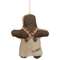 Gingerbread Cookie Girl Ornament;