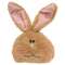 Fuzzy Tan Bunny Head Doll #CS38938