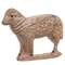 Antiqued Resin Sheep Figurine
