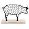 Black Chicken Wire Pig