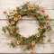 Teastain Blush Daisy & Eucalyptus Wreath 18382;