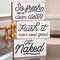 Get Naked Wood Block - 3 asst;
