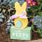 Yellow Peep Bunny on "For Peeps Sake" Sitter #37639