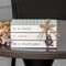 In a Field of Roses Be a Wildflower Wooden Book Stack