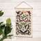 Butterfly Linen Wall Hanging 65341;