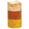 Grungy Candy Corn Timer Pillar, 5"