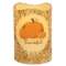 Burnt Ivory Thankful Pumpkins Timer Pillar, 4"