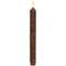 Burnt Mustard Vintage Twist Flicker Flame Timer Taper, 9.5"