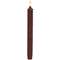 Burnt Burgundy Vintage Twist Flicker Flame Timer Taper, 9.5"