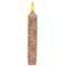 Grungy Vintage Twist Flicker Flame Timer Taper, 6.25"