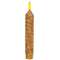 Burnt Ivory Vintage Twist Flicker Flame Timer Taper, 6.25"