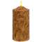Burnt Ivory Flicker Flame Timer Cake Pillar, 6"