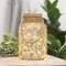 Medium Glass Vase with Rope Net