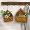 2/Set, Natural Chipwood Hanging Baskets