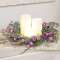 Lilac & Lavender Blossoms Candle Ring, 6.5" FSR51633