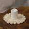 Corn Husk Flower Shape Candle Mat, Large HAC2409;