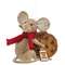 Cookies for Santa Christmas Mouse Felted Ornament