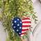 Patriotic Heart Flag Ornament ZOESP3007;