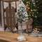 Heavy Snowy Weeping Pine Tree on Base, 16" ;